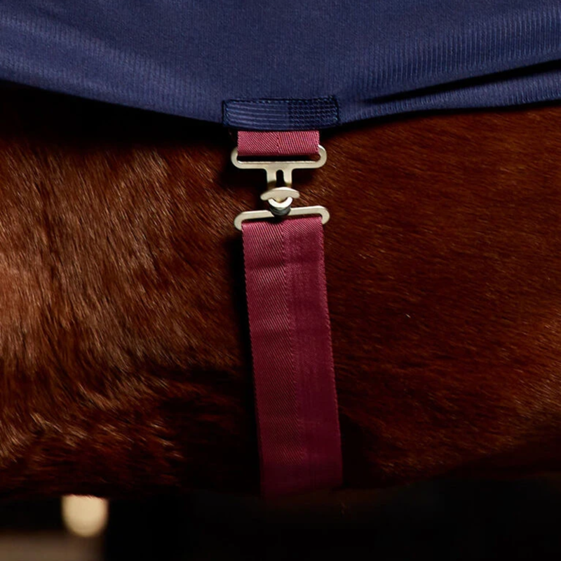 Weatherbeeta Scrim Cooler Standard Rug In Navy/Burgundy-3