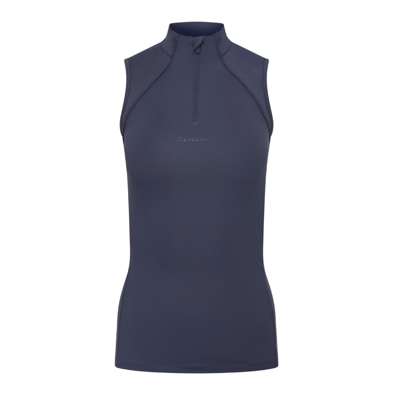 LeMieux Maria Mesh Sleeveless Baselayer in Dusk Blue-3