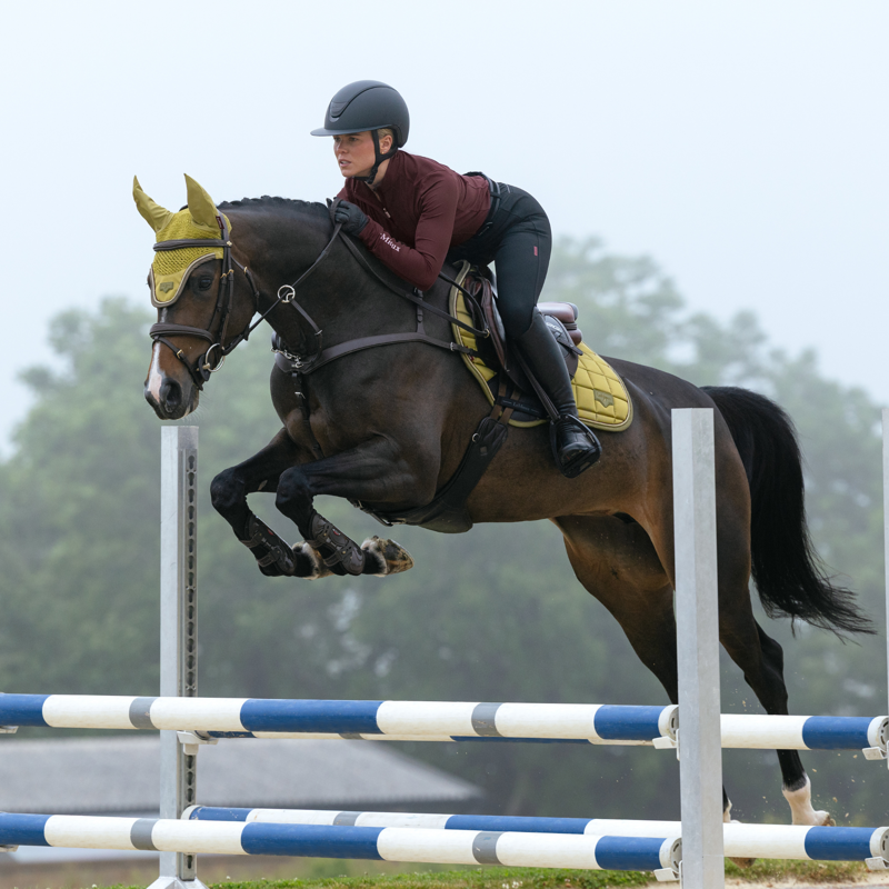 LeMieux Loire Classic Close Contact Square in Gooseberry-1