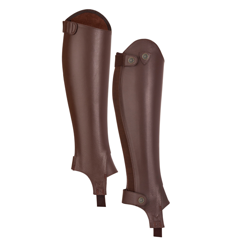 Moretta Adult Leather Gaiters in Brown-4