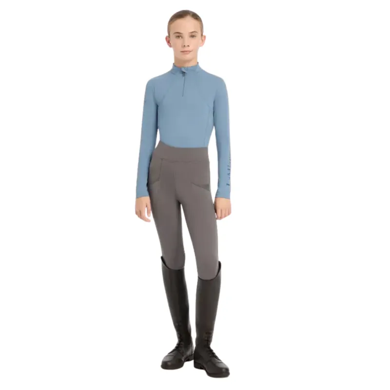 LeMieux Young Rider Classique Base Layer in Ice Blue-4