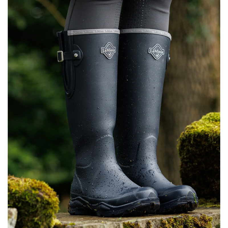 LeMieux New Ultra Stride Wellington Boots in Navy-4