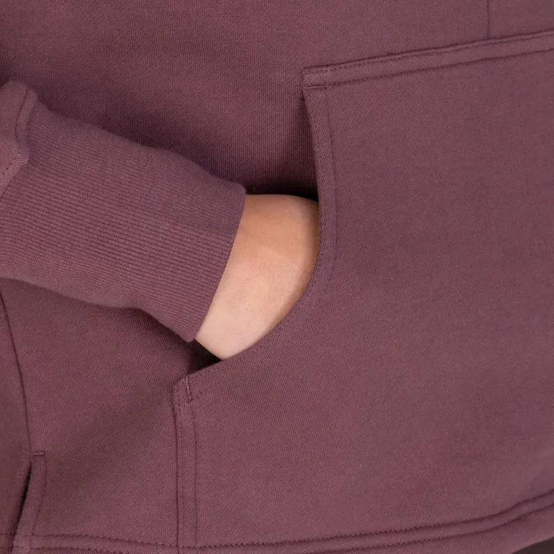 Aubrion Equestrian Quarter Zip Sweater in Thistle-4