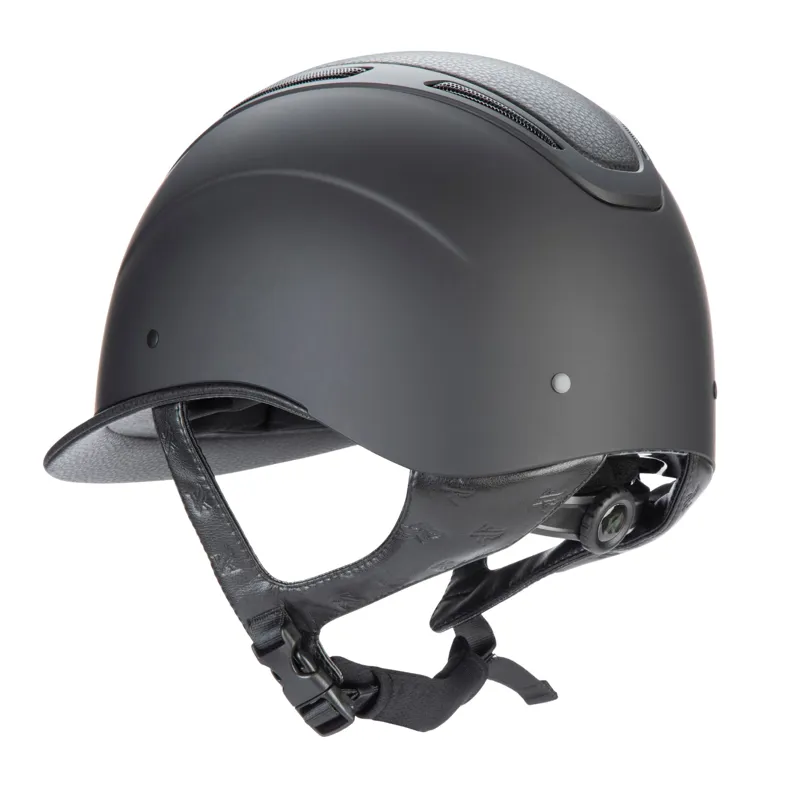 Karben Amity LTHR Riding Hat In Black-2