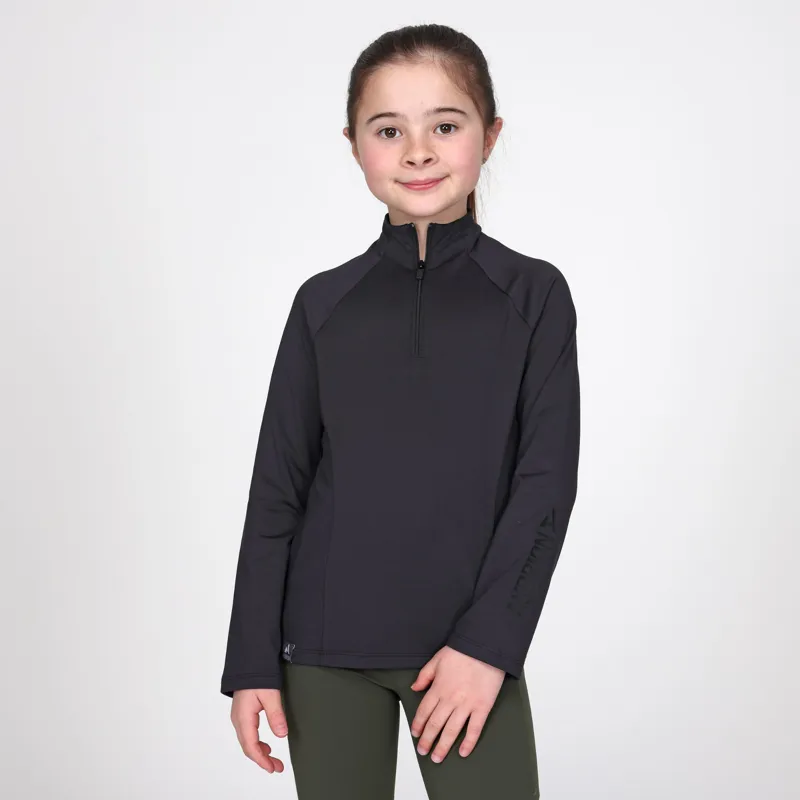Aubrion React Winter Base Layer Young Rider in Charcoal -1