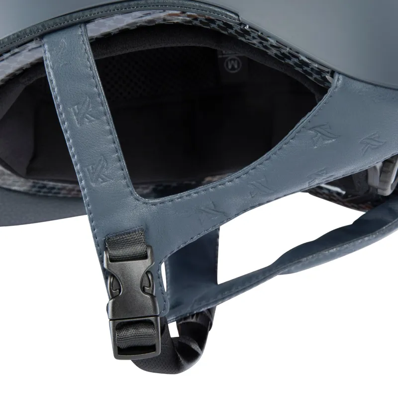 Karben Amity LTHR Riding Hat In Navy-3