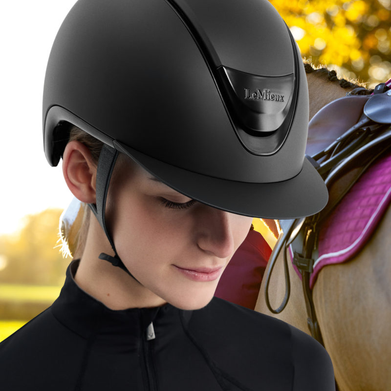 LeMieux Verv Competition Helmet in Matte Black -IN-STORE ONLY-3
