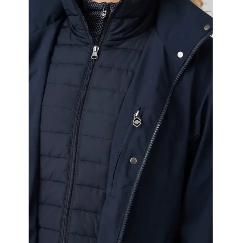 LeMieux Amelie Waterproof Lightweight Riding Coat in Navy-5