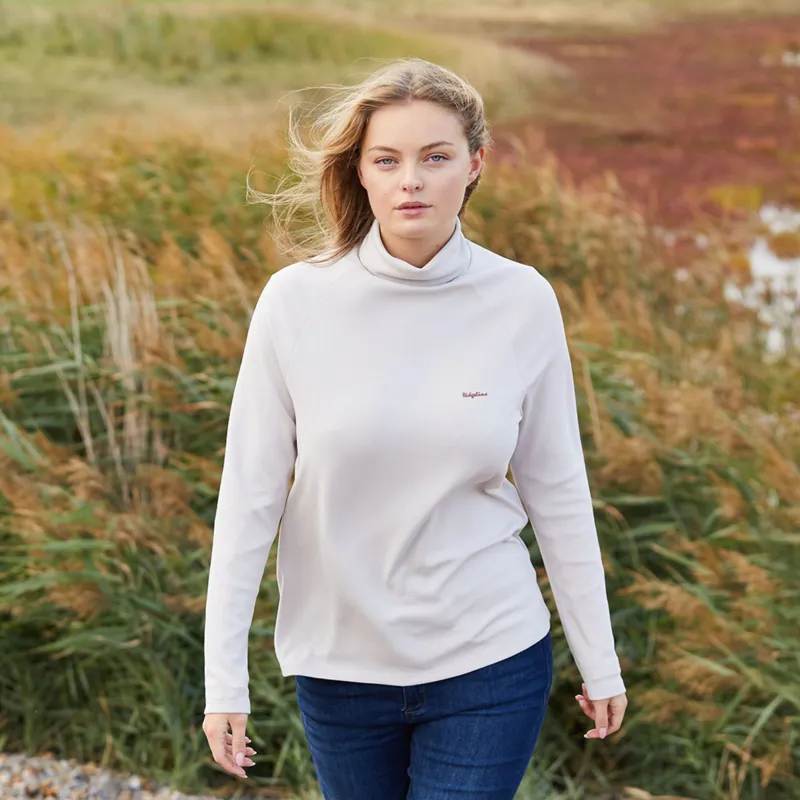 Ridgeline Womens Kelmarsh Top in Stone-5