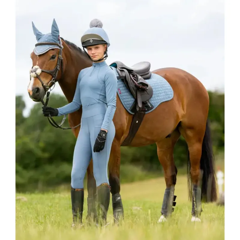 LeMieux Young Rider Classique Base Layer in Ice Blue-5