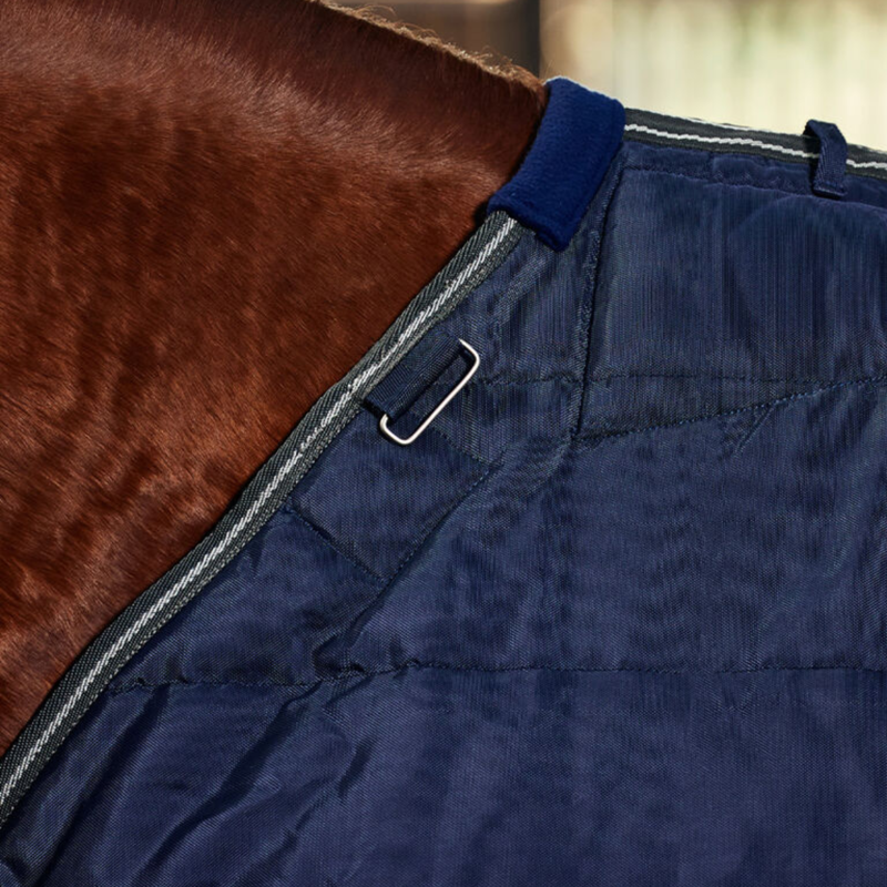 Weatherbeeta Comfitec PP Channel Qulit Stable Detach-a-Neck 220g Rug in Navy/Charcoal-4