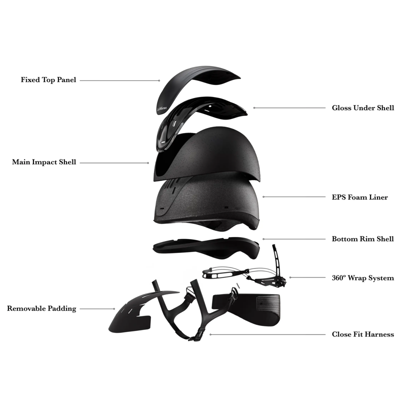 LeMieux Vexa Skull Helmet in Navy - IN-STORE ONLY-5