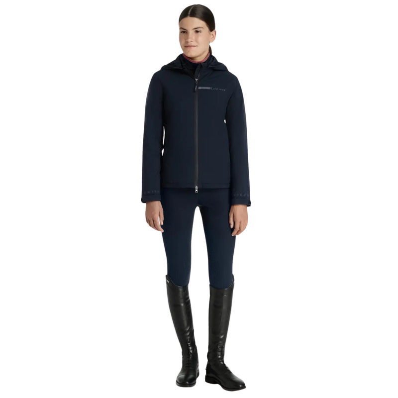 LeMieux Young Rider Thea Waterproof Jacket in Navy-5