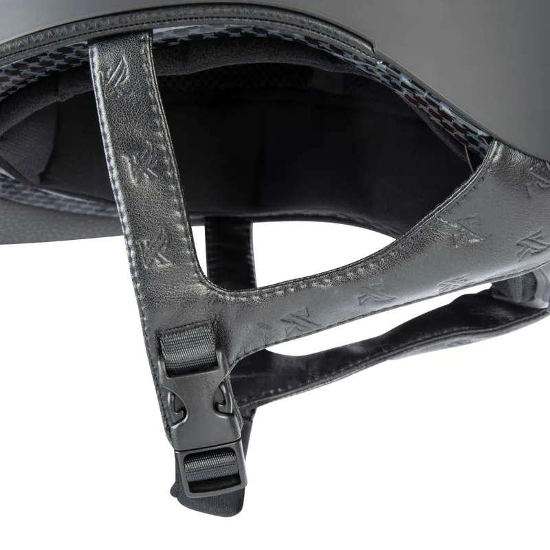 Karben Amity LTHR Riding Hat In Black-4