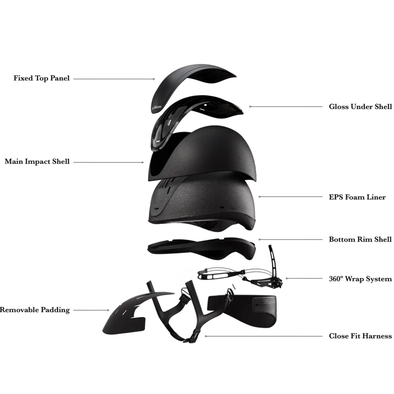 LeMieux Verv Competition Helmet in Matte Black -IN-STORE ONLY-5