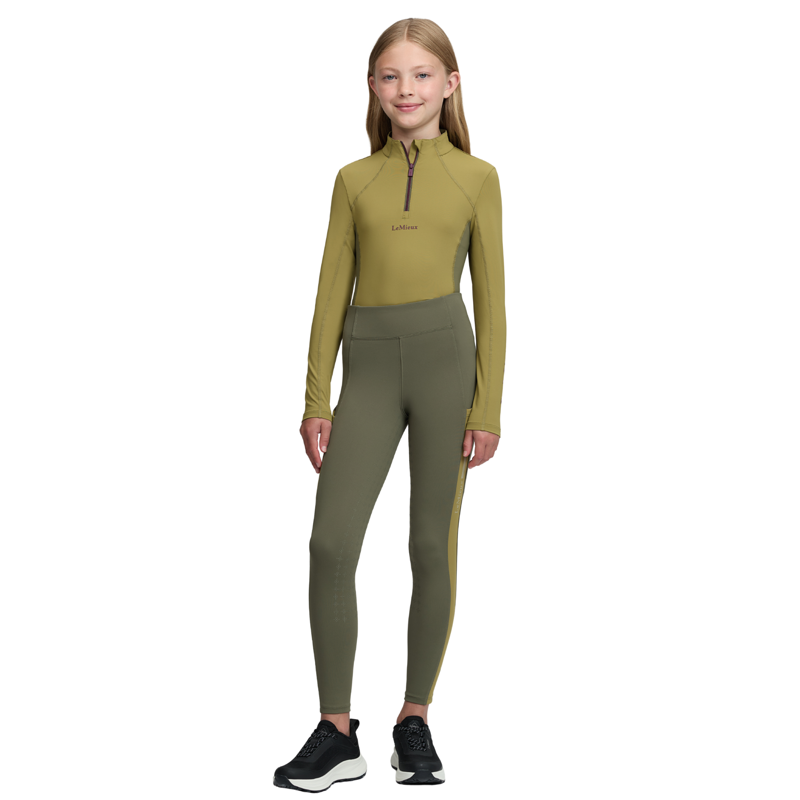 LeMieux Young Rider Orla Pull Ons in Willow Green-2