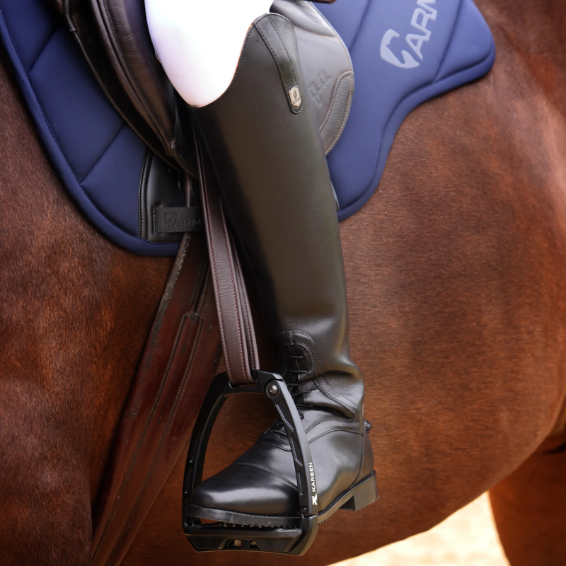 Moretta Tivoli Field Boots - Standard Height in Black-8