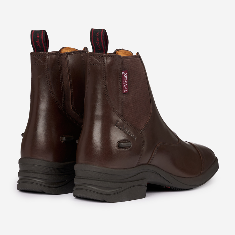 LeMieux Zip Paddock Boots in Brown-2
