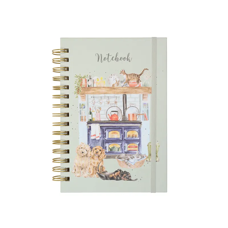 Wrendale Designs  The Country Kitchen A5 Spiral Bound Notebook