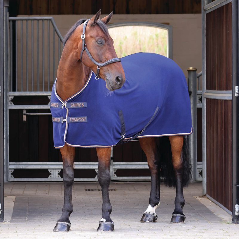 Shires Tempest Original Fleece Rug in Navy