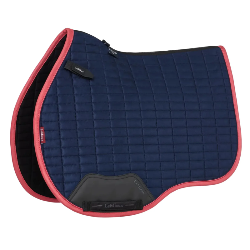 LeMieux Suede GP Square in Navy/Cranberry