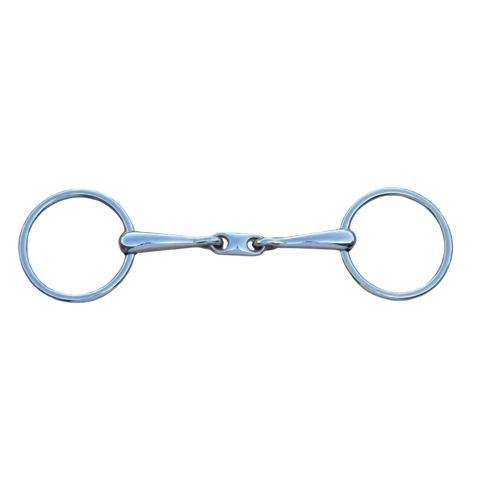 Mors Frein de Cheval Anneau en Fer Snaffle Bit Deux Anneaux Mors Frein de Cheval Anneau en Fer Snaffle Bit Deux Anneaux