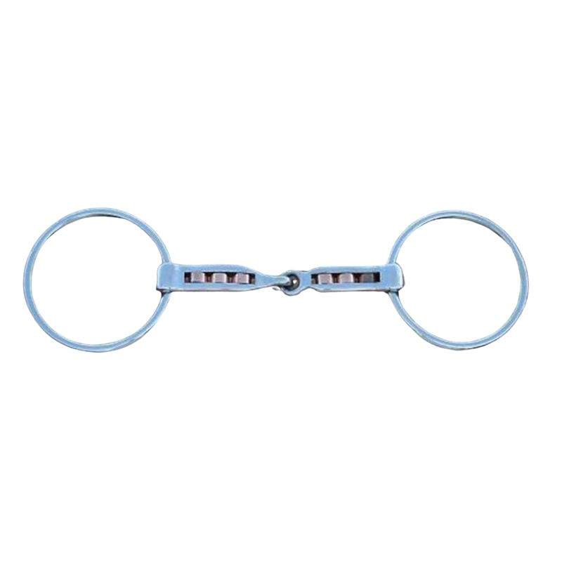 Buckley Bits Loose Ring Magennis Snaffle Bit in Silver