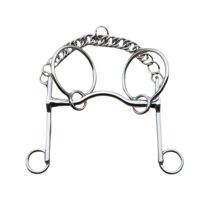 Buckley Bits Pelham Swales 3 in 1 Bit in Silver