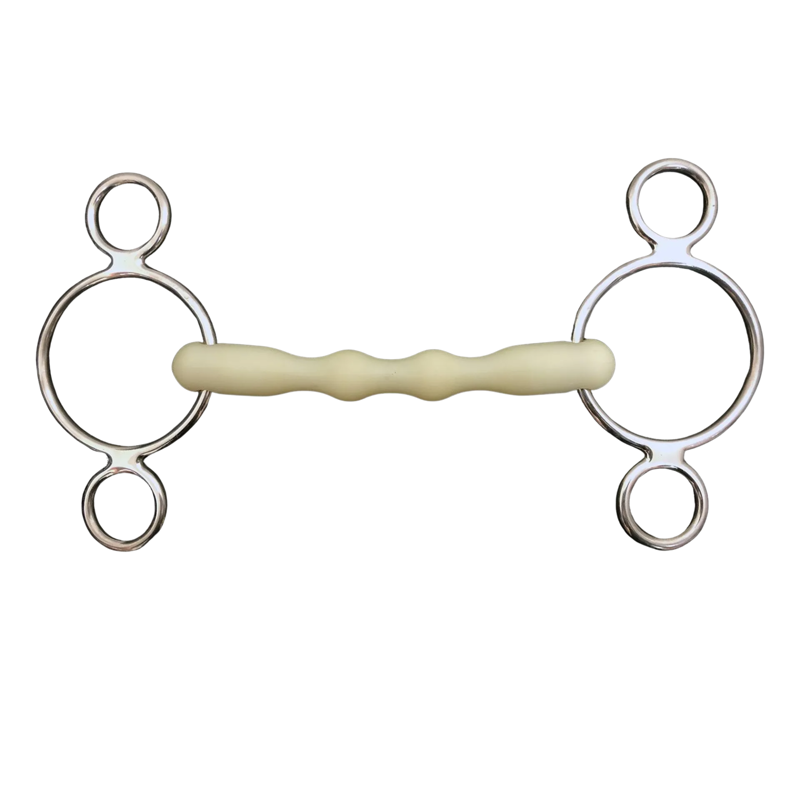 Happy Mouth Horse Bits Show Jump Straight Bit 2 Ring