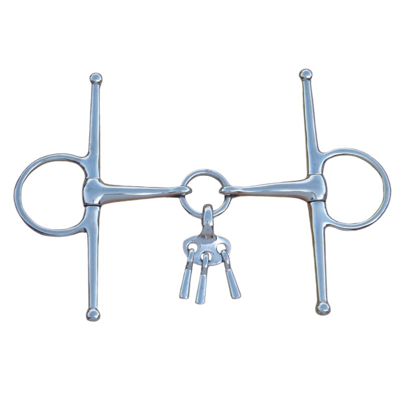 Buckley Bits Full Cheek Breaking Bit in Silver