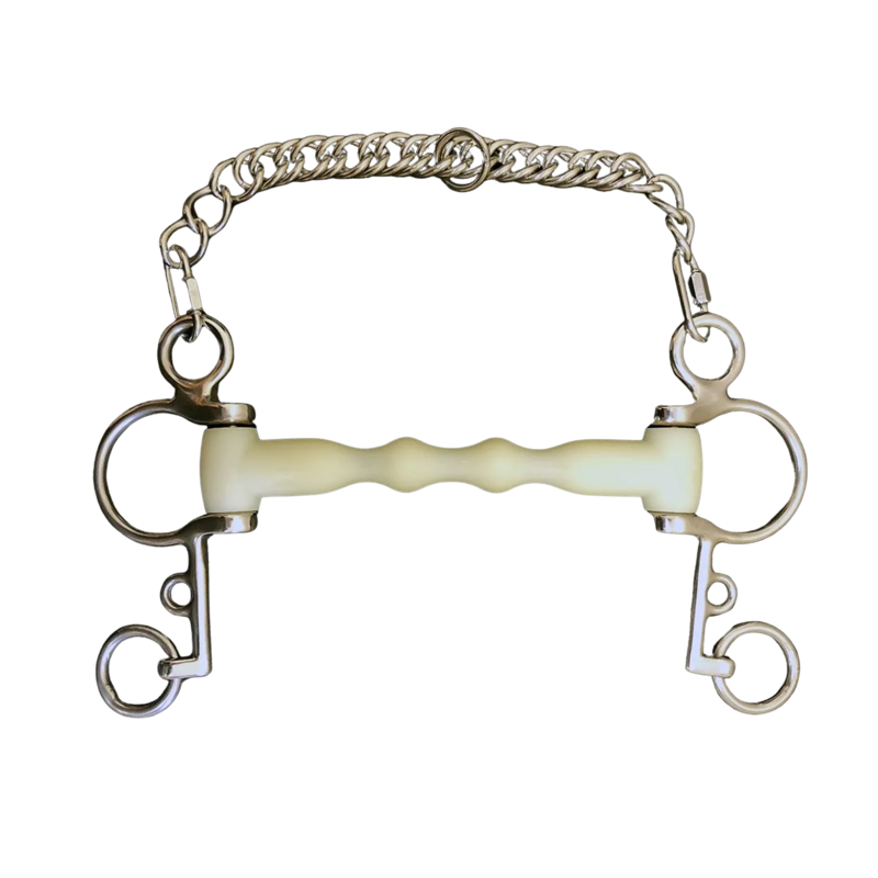 Happy Mouth Horse Bits Straight Pelham Bit