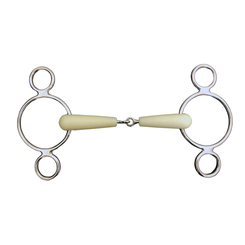 Happy Mouth Show Jump Jointed Bit 2 Ring