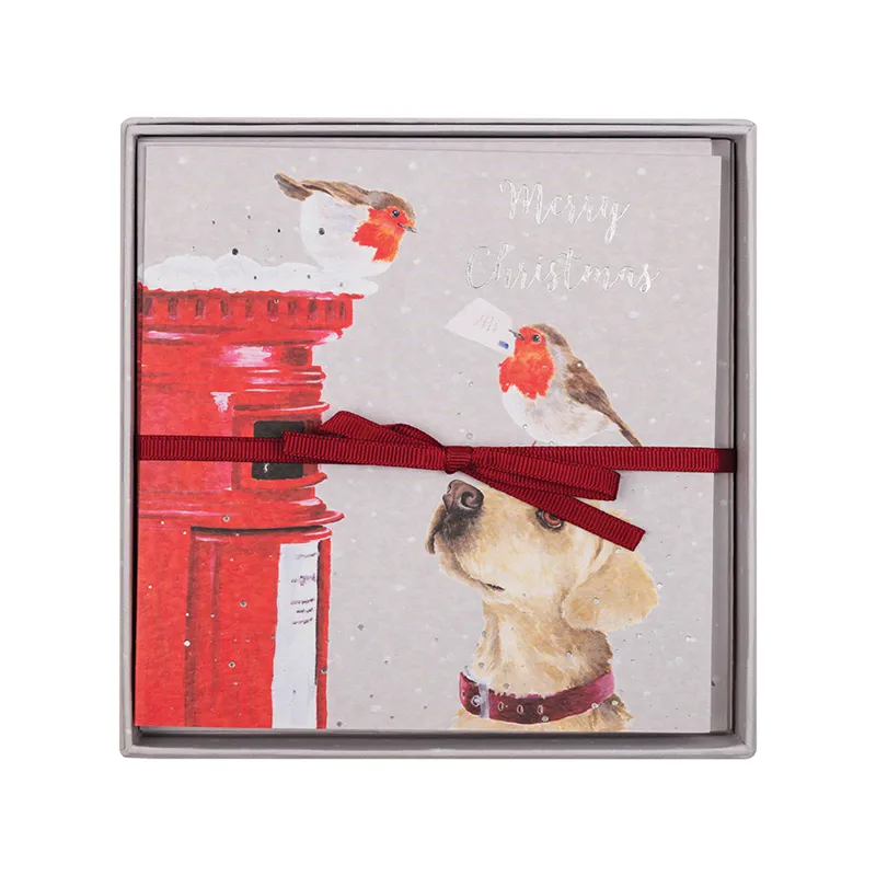 Wrendale Designs Letters to Santa Luxury Boxed Christmas Cards-1