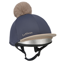 LeMieux Pom Hat Silk in Dusk Blue and Almond