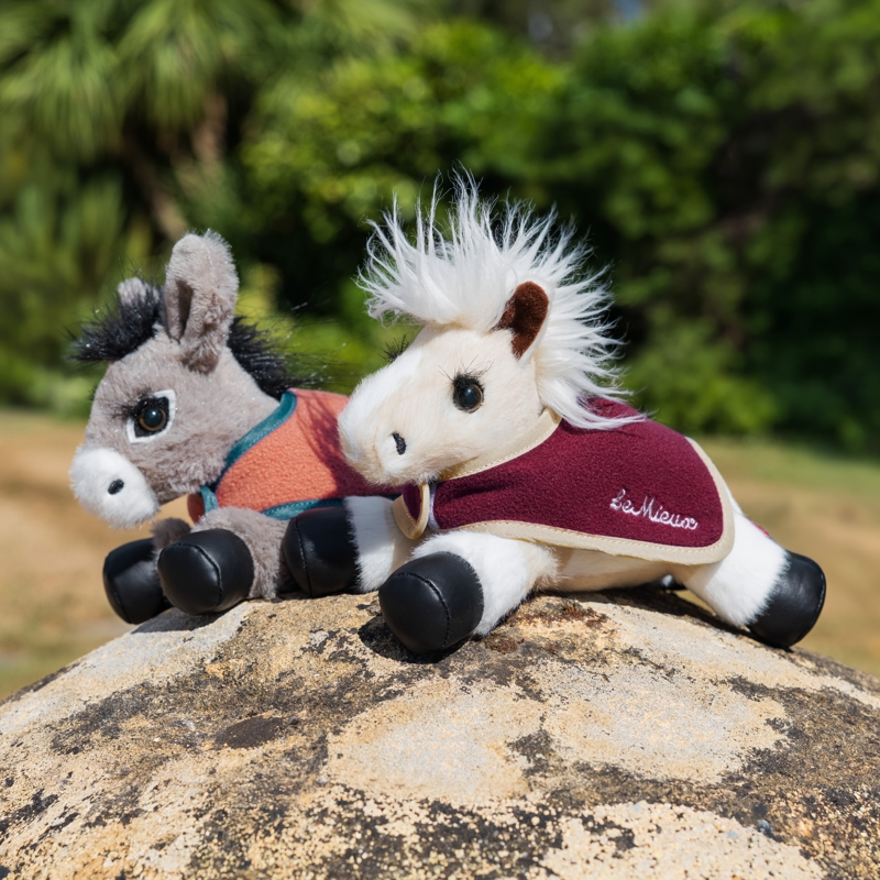 LeMieux Tiny Rugs 2 Pack in Blackberry/Spiced Earth-1