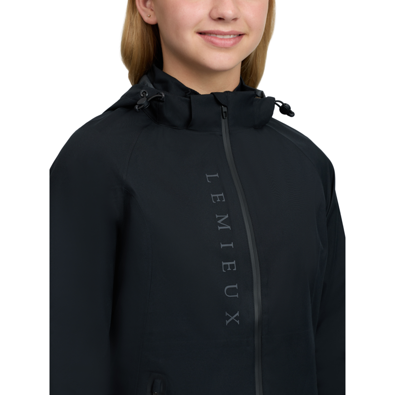 LeMieux Young Rider Tessa Waterproof Jacket in Black-3