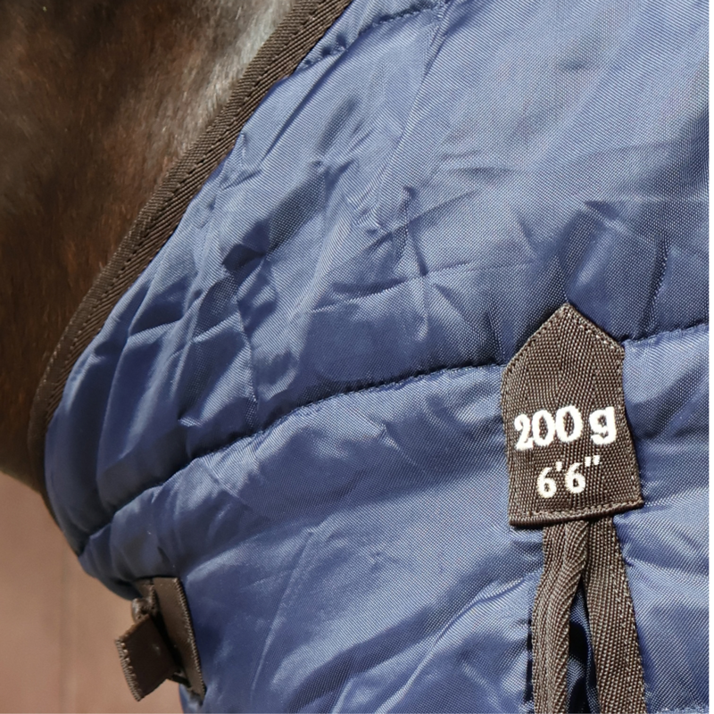 Perf Standard 200g Stable Rug - Dark Navy-2
