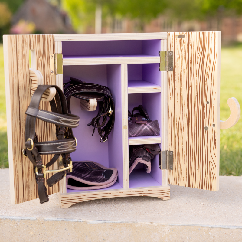 LeMieux Toy Pony Tack Locker Wooden-1
