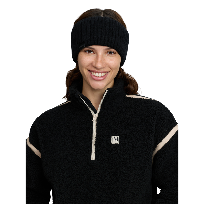 LeMieux Clara Rib Headband in Black-1