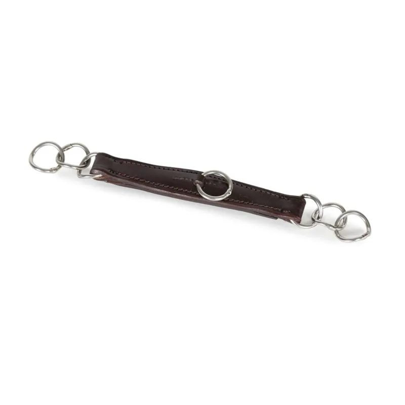 Velociti GARA Leather Curb Chain In Havana 