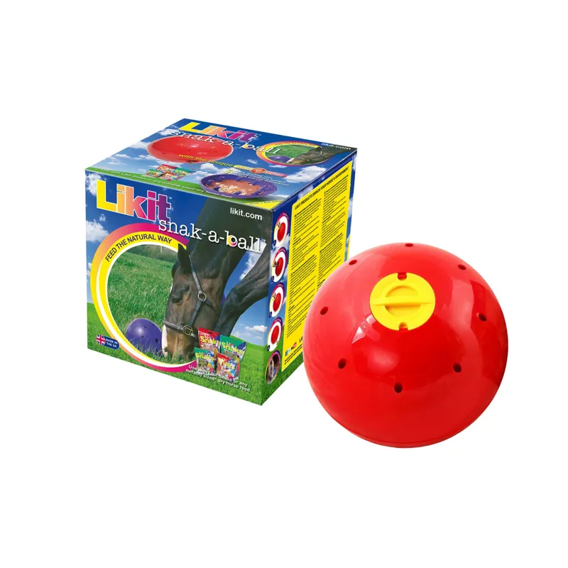 Likit Snak-a-Ball in Red