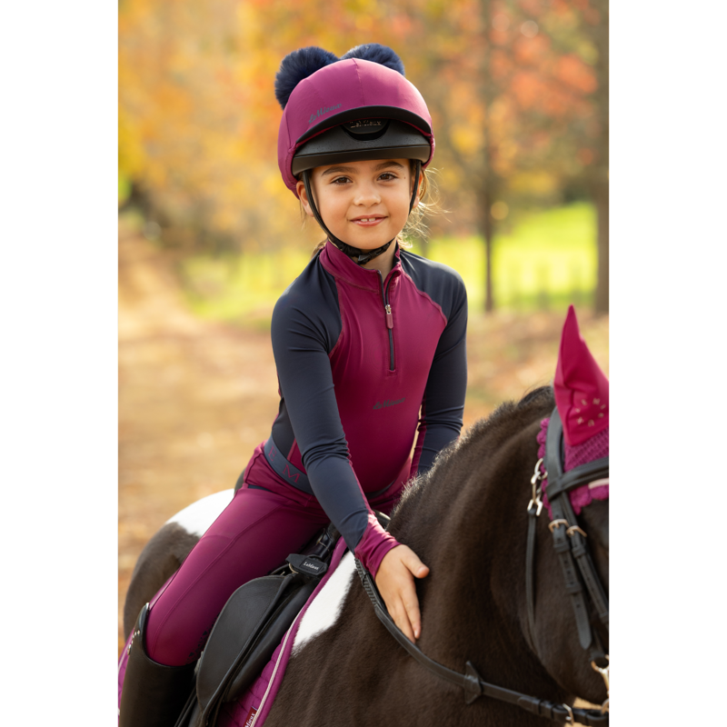 LeMieux Mini Baselayer in Blackberry-2