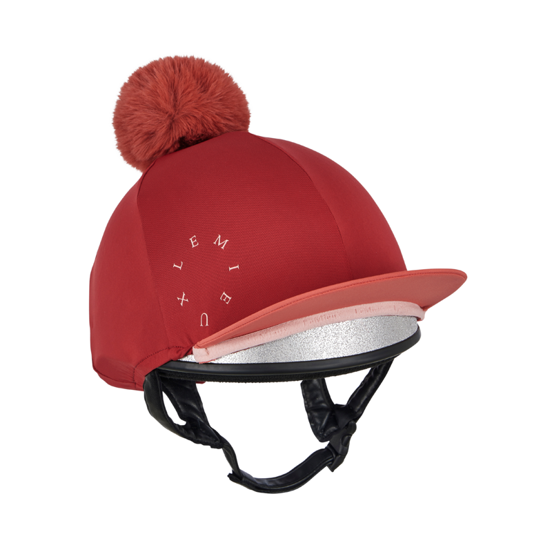 LeMieux Classique Pom Hat Silk in Russet