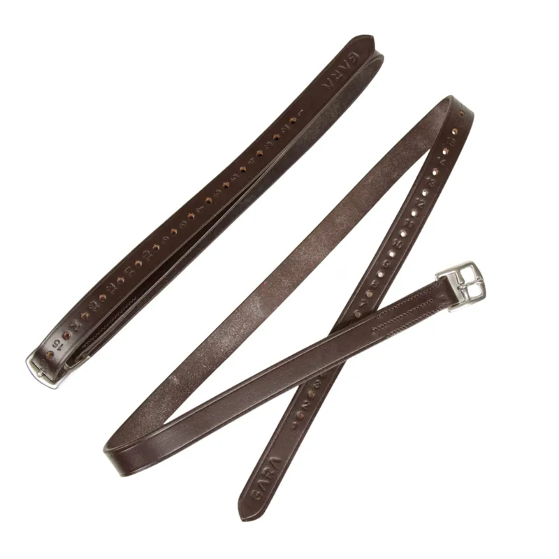 Velociti Gara 61x1 Stirrup Leathers In Brown