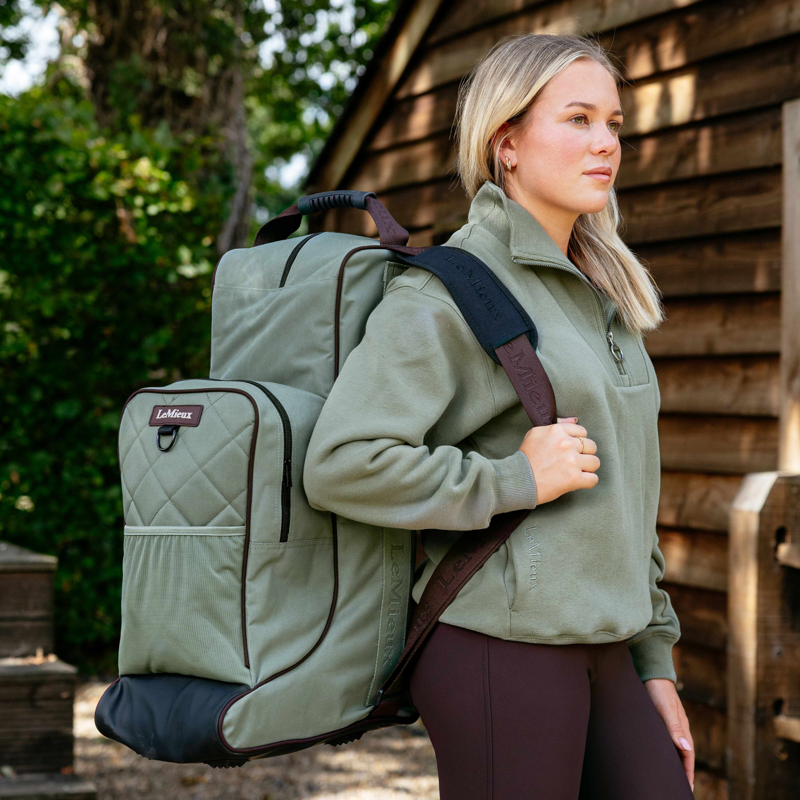 LeMieux Boot and Hat Bag In Rosemary-1