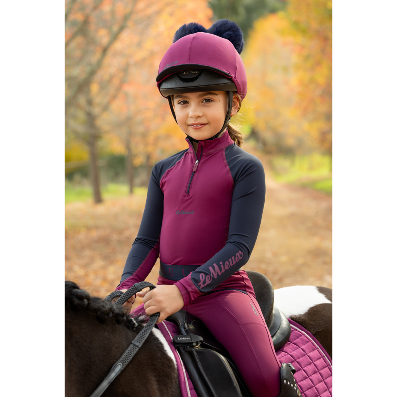 LeMieux Mini Baselayer in Blackberry-3