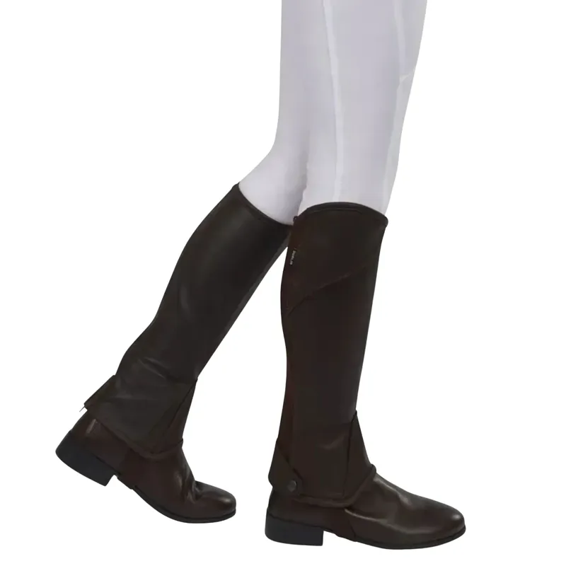 Dublin Stretch Fit Half Chaps Child's Brown