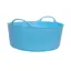 Red Gorilla Small Shallow Tub  15L in Sky Blue