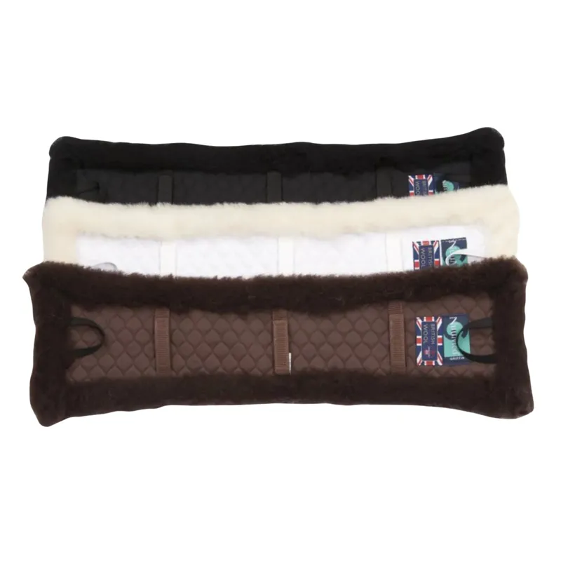 Griffin NuuMed EA20 Dressage Girth Sleeve with luxury wool In Cream