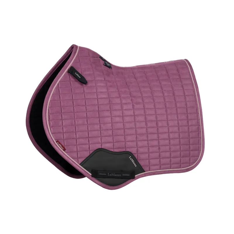 LeMieux Suede Close Contact Square in Mallow